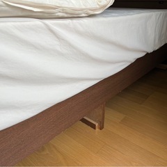 ダブルベッド マットレス セットの画像