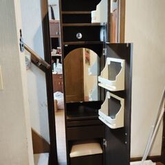 コスメチェスト　化粧台　ドレッサーチェストの画像
