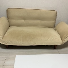 【8点セット】棚、電子レンジ、テーブル椅子、ソファ、本棚、ベッド