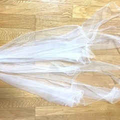 ラメ入りショートベール