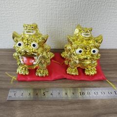新品 金シーサー