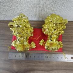 新品 金シーサーの画像