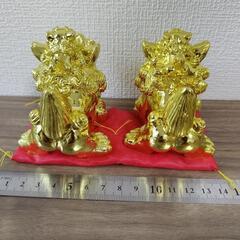 新品 金シーサーの画像