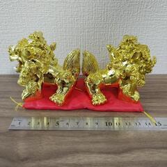 新品 金シーサーの画像