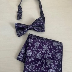 蝶ネクタイ チーフ 結婚式 新郎 タキシード