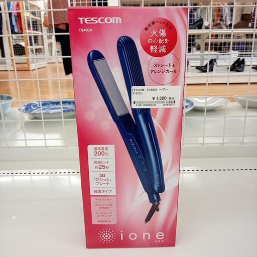 ★ジモティ割あり★TESCOM　ヘアーアイロン　ネイビー　YJ3619