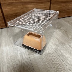 爬虫類　アクリルケージ　レオパ  シェルターの画像