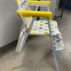 K2408-611 Peppy Time ベビーチェア 折りたたみ式 キズ・汚れあり 中古の画像