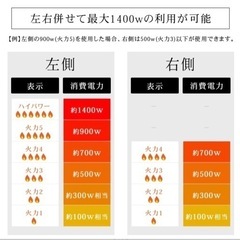 アイリスオーヤマ　2口IH  IHK-W12SP-B ブラックの画像