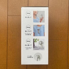 未使用　ネックストラップ付ファンの画像