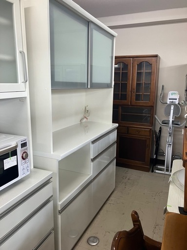 I2408-612 ダイニングボード キズ・汚れあり 中古 ゴミ箱付 バラ売り不可 2分割