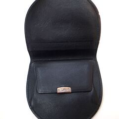 143/608 印傳屋 印伝屋 二つ折り 財布 音符の画像