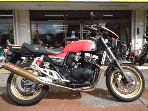 NO.5124　ＧＳＸ４００インパルス (IMPULSE)　ＧＫ７ＣＡ　ヤマモトレーシングＳＰＥＣ－Ａカーボンマフラー　アップハンドル　ヨシムラカラー
