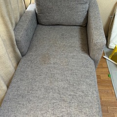 1人掛けソファ　収納ソファの画像