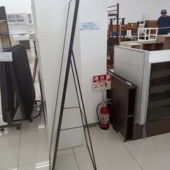 ★ジモティ割あり★ IKEA スタンドミラー ブラック H165.5×D45×W40 クリーニング済み HJ4166の画像