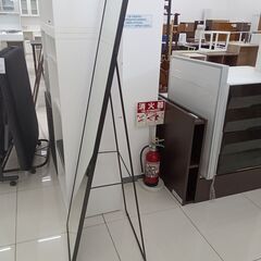 ★ジモティ割あり★ IKEA スタンドミラー ブラック H165.5×D45×W40 クリーニング済み HJ4166の画像