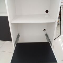 ★ジモティ割あり★ IKEA 収納棚 ホワイト H167.5×D40×W60 クリーニング済み HJ4168の画像