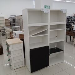 ★ジモティ割あり★ IKEA 収納棚 ホワイト H167.5×D40×W60 クリーニング済み HJ4168の画像