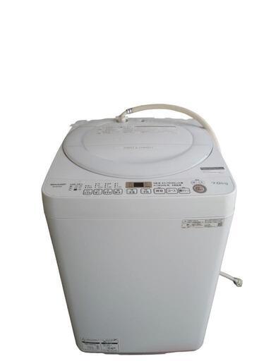 【売り切れ】シャープ　洗濯機　7kg　ES-KS70W-W　2020年製