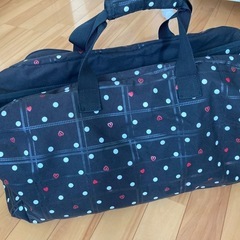 【取引完了】値下げ☆USED美品＊黒のボストンバッグ、スポーツバッグ　FILAの画像