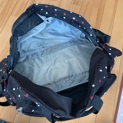 【取引完了】値下げ☆USED美品＊黒のボストンバッグ、スポーツバッグ　FILAの画像