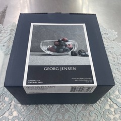 【ドリーム川西店御来店限定】 GEORG JENSEN ガラスボウル/未使用品【2003249255625632】の画像