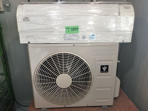 決定済ワ0069 SHARP2017年式2.2kw6畳適用40000円＠標準工事込み＠大阪市内・岩出市内価格