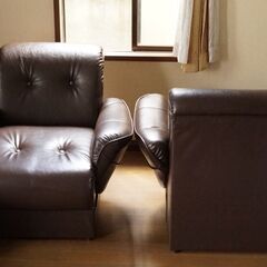 コンパクトソファー3点セットの画像