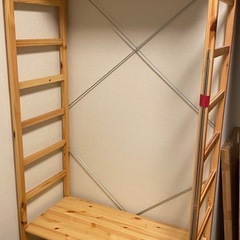 【無印良品】パイン材ユニットシェルフ・ワードローブ
