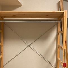 【無印良品】パイン材ユニットシェルフ・ワードローブの画像
