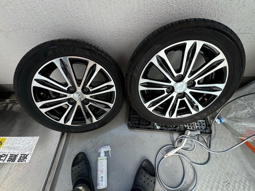 ダイハツ純正アルミホイール　ECOS 4本セット　165/55/15　23年26週製造品