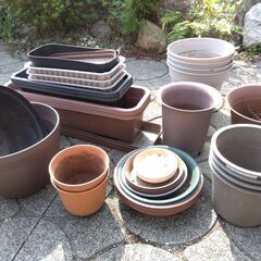 ２２個　プランター　プラスチック　花　ポット