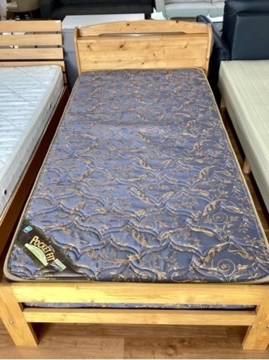 シングルベッド【町田市再生家具】　241318