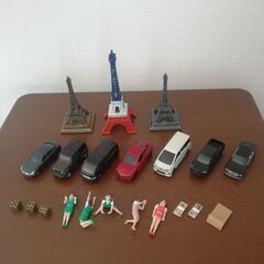 雑貨セット　ミニカー　エッフェル塔の画像