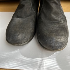 キッズ　黒ブーツ　
21センチの画像