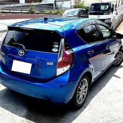２７年式★アクア★後期モデル★プッシュスタート★２年車検・２年保証付き！下取り可能！の画像