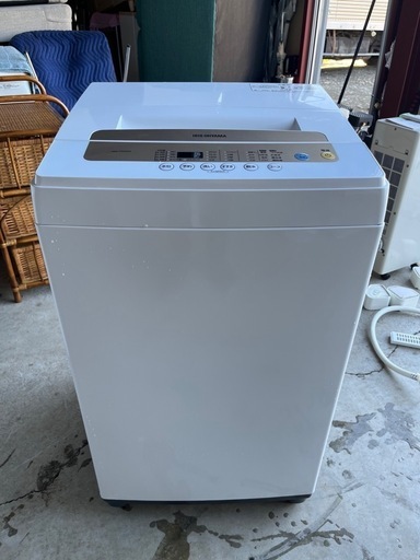新品定価３９，３７６円　２０２０年製　アイリスオーヤマ　全自動洗濯機　５．０ｋｇ　ホワイト　美品　ＩＡＷ－Ｔ５０２ＥＮ