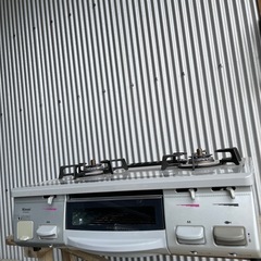 ガスコンロ　2個口　リンナイ　LPガス用