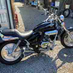 ＜商談中＞ホンダ　マグナ250 前輪 新品タイヤ＋ホイル付きの画像