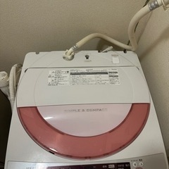 【購入者決まりました】全自動電気洗濯機SHARP（6KG）の画像