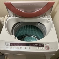 【購入者決まりました】全自動電気洗濯機SHARP（6KG）の画像