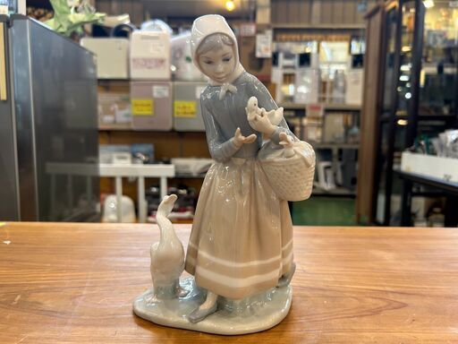 【愛品館八千代店】リヤドロ　羊飼いの少女とアヒル