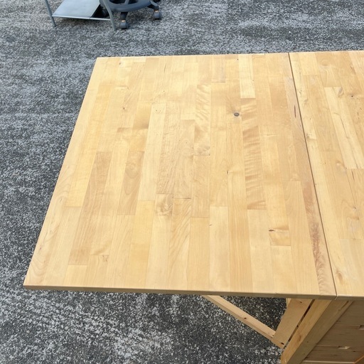 ★IKEA イケア NORDEN ノールデン ゲートレッグテーブル アンティークステイン 北欧 バタフライテーブル ダイニングテーブル 無垢材★