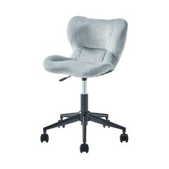 ドウシシャ_スリムフィットチェア グレー