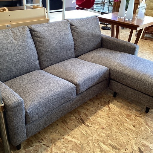 ソファ　L字　グレー　W183cm