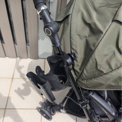 ベビーカー　コンビ　レインカバーやドリンクホルダー付き！の画像