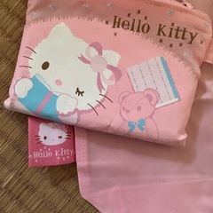 ハローキティ　エコバッグ　Hello Kitty　ピンク　おりたたみBAG の画像