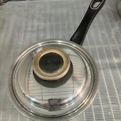 ★【タッパーウェア】片手鍋  ミルクパン  ステンレス  フタ付...