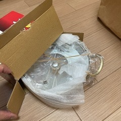 アルミ製ガラス蓋付湯豆腐鍋 16cmの画像