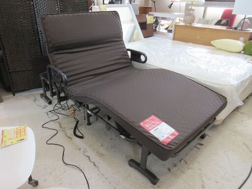 ★☆お買得!! 早い物勝ち!!☆★ 収納式 電動リクライニングベッド 2モーター  マットレス一体型 【ユーズドユーズ名古屋天白店】JI08-24